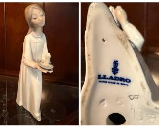 Lladro - Girl with Candle
