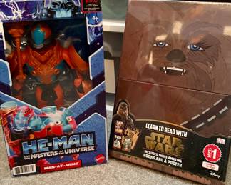 He-Man Figure and Learn to Read with Star Wars