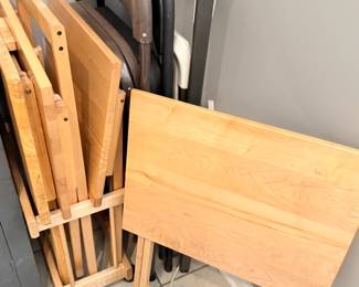 TV Trays and Folding Chairs