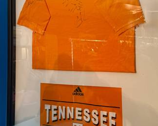 Signed University of Tennessee Basketball Shirt 