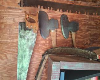 Vintage large axes