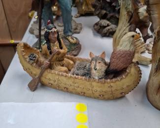 Native American sculptures