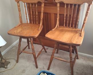 Vintage tall bar stools