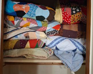 Quilts and woven blankets