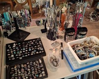 Lots of costume jewelry