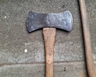 Quite a few double-headed axes