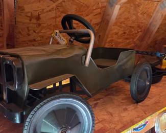 Vintage pedal car 