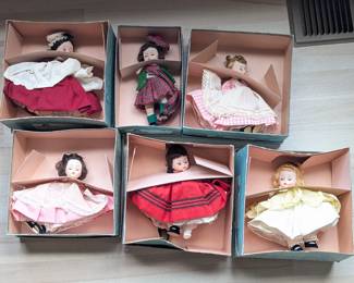 Lot #82 - Madame Alexander Doll Collection - 7 Assorted Dolls in Original Packaging.