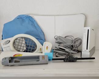 Lot #13 - Nintendo Wii Gaming Console With Balance Board & Nerf Sports Pack