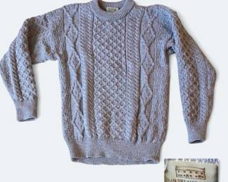 ARAN Wool Sweater 