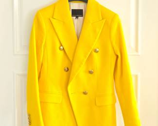Banana Republic Yellow Blazer