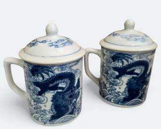 Chinese Dragon 2 pc Mug and Lid set