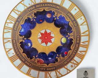 Vintage Royal Worcester Celebrate the Millennium plate