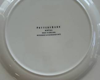 Pottery Barn Hotel Plates