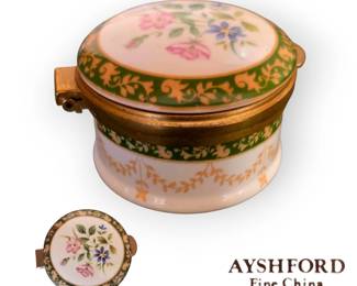 Ayshford Fine China Trinket Box