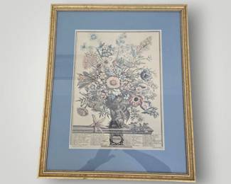 Robert Furber Months of Flowers Prints