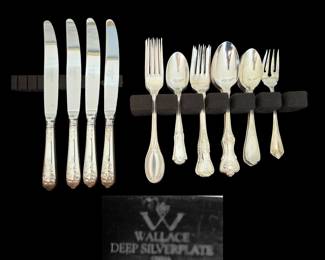Wallace Silverplated place settings