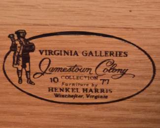 Virginia Galleries Henkel Harris Mahogany Sideboard