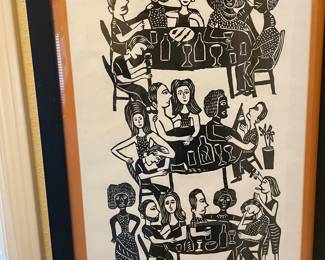 J. Borges signed print # 2000