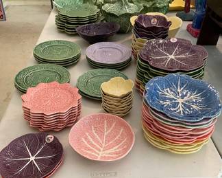 Large select of Portugal serving dishes 