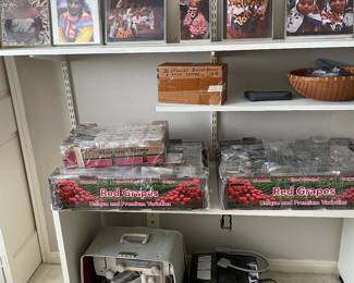 3 Boxes of beads for jewelry making/boxes are heavy. Sewing machines and printer.