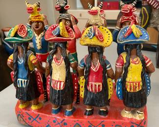 Mexican folk art. Superior quality. Michocan 8 Dancers.