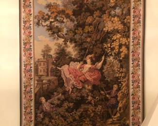 Large French tapestry.