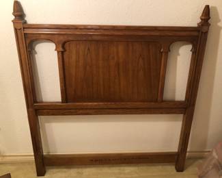 Headboard for twin bed made by Unique Furniture Makers.  Matching dressers.