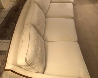 Exceptional custom ordered Rway curved sofa from the early 1960s - 9' long!  No signs of wear - smoke-free, pet-free home.
