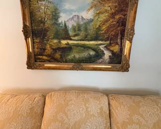 OIL ON CANVAS PAINTING