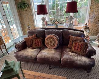 Whittemore Sherrill Leather Sofa 