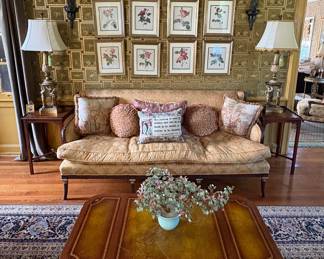 Antique Furniture & Leather Top Tables