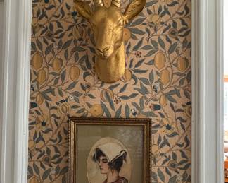 Near & Deer Wall Sculpture 