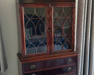 Lattice Front China Cabinet 