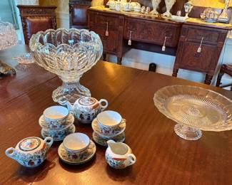 Antique Chinese Kutani Tea Sets
