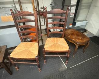 Pottery Barn Ladderback Chairs 