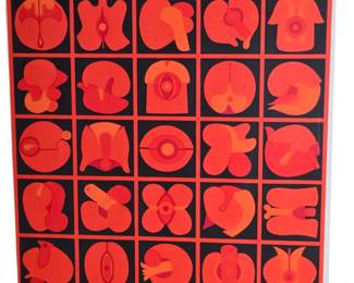 1968 Takeshi Kawashima Screenprint  7/100