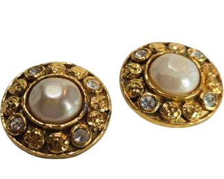 Chanel Clip On Earrings