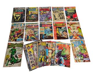 1970s Comic Books Hulk Iron Man DC Marvel Superman