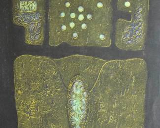 1970 Hiroyuki Tajima Woodblock Print 17/50