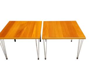 Fritz Hansen Pin Age Denmark Side Tables