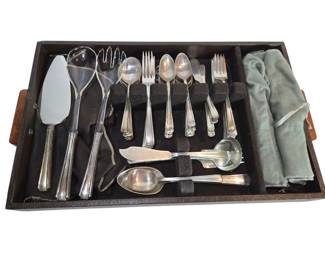 Westmoreland Sterling Silver Flatware Serving for 8