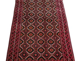 3x5' Afghan Balochi Handwoven  Prayer Rug
4x9' Antique Afghan Handmade Rug 
2x3' Pakastani Bukhara Handwoven Rug
10x2.5' Persian Handknotted Rug Runner
