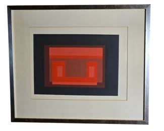 1967 Josef Albers Serigraph "Ten Variants X" 