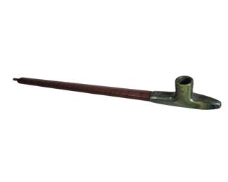 55" Native Carved Jade Long Pipe MN Made
52" Native Red Pipe Stone Eagle MN Made
23" Native Red Pipe Stone Pipe MN Made
