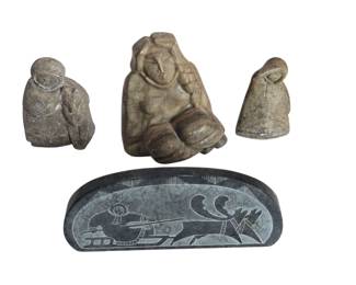 Inuit Carved Stone Figures