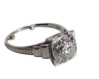 18k White Gold Diamond Ring