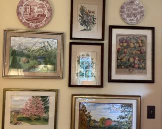 Framed artwork