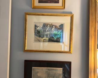 Framed artwork