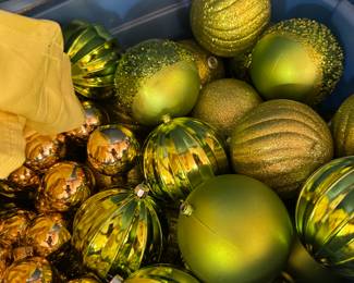 Vintage Christmas tree balls